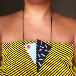 Modern geometrical necklace